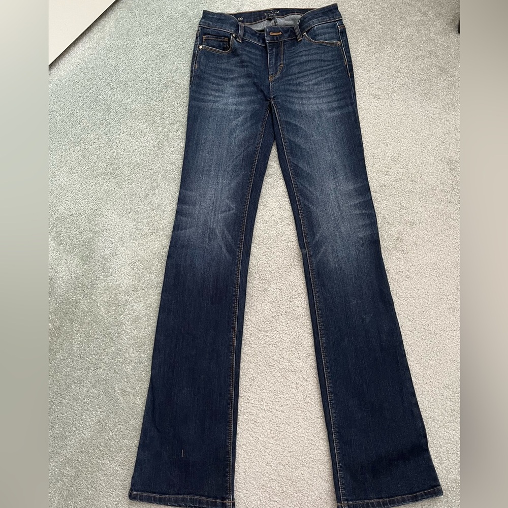 White House Black Market Blue Boot Cut Jeans